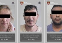 They arrest a Russian couple and a Sinaloan with half a million dollars