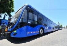 Trolleybuses arrive by sea from China to Mazatlan