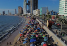 More than half a million tourists arrive in Mazatlán for vacation; hotel occupancy rate is 86%.