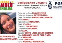Amber Alert Activated for Missing 17-Year-Old in Angostura, Sinaloa