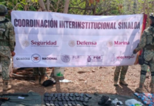 Blow to crime in Mazatlán: arsenal seized including Barrett rifle, grenade launcher and two stolen vehicles