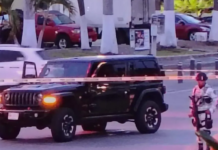 Armed men attempt to steal a pickup truck in Mazatlán’s Golden Zone