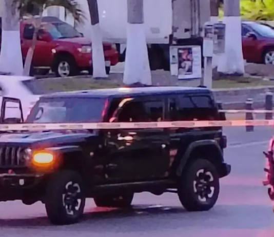Armed men attempt to steal a pickup truck in Mazatlán’s Golden Zone